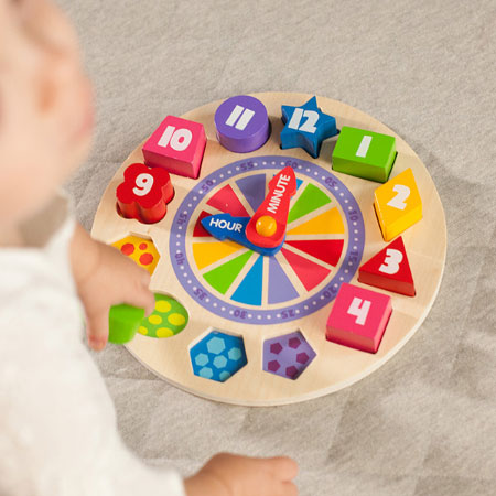 Image of What Time Is It? Glow-In-The-Dark Clock Puzzle