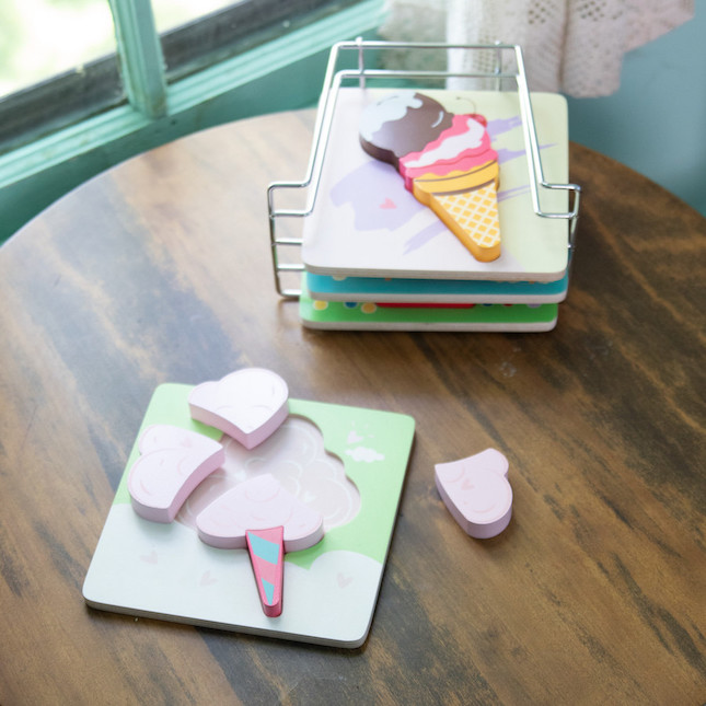Image of My First Easy Grasp Puzzle Set of Four - Sweet Treats
